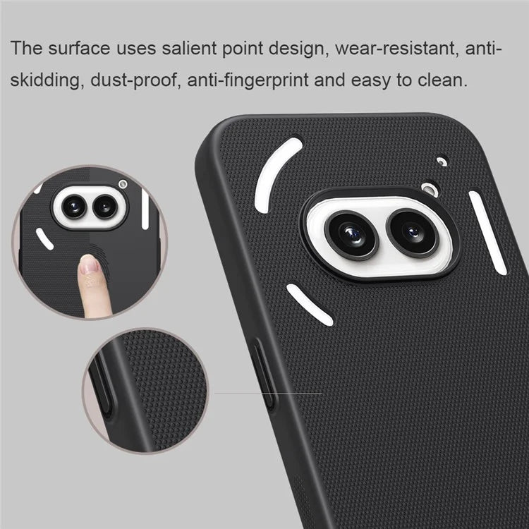 NILLKIN Frosted Shield Phone Case for Nothing Phone (2a) Hard PC Back Cover