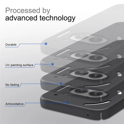 NILLKIN Frosted Shield Phone Case for Nothing Phone (2a) Hard PC Back Cover