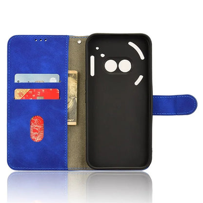 For Nothing Phone (2a) Wallet Case Skin-Touch Folding Stand Leather Phone Cover