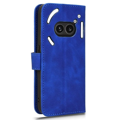 For Nothing Phone (2a) Wallet Case Skin-Touch Folding Stand Leather Phone Cover