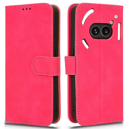 For Nothing Phone (2a) Wallet Case Skin-Touch Folding Stand Leather Phone Cover
