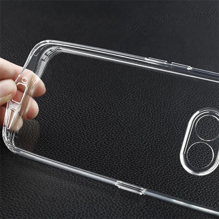 For Nothing Phone (2a) Case PC+TPU HD Clear Dustproof Mobile Phone Cover