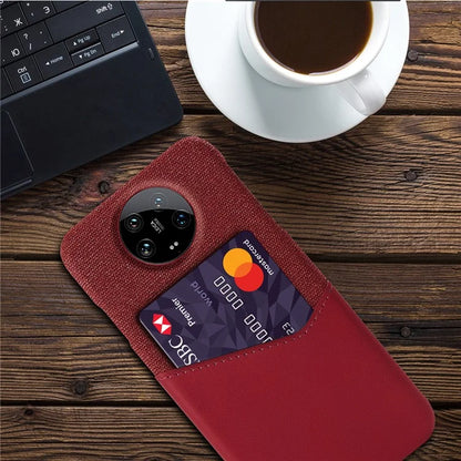 For Xiaomi 14 Ultra Phone Case Card Holder PU Leather+PC Drop-resistant Phone Shell