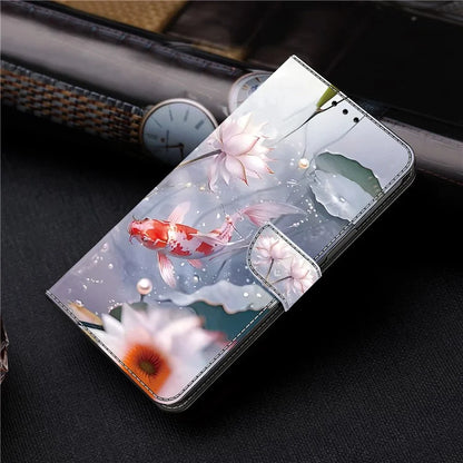 For Samsung Galaxy A05s 4G Magnetic Phone Case Pattern Printed PU Leather Wallet Cover