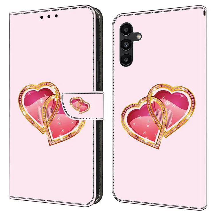 For Samsung Galaxy A05s 4G Magnetic Phone Case Pattern Printed PU Leather Wallet Cover