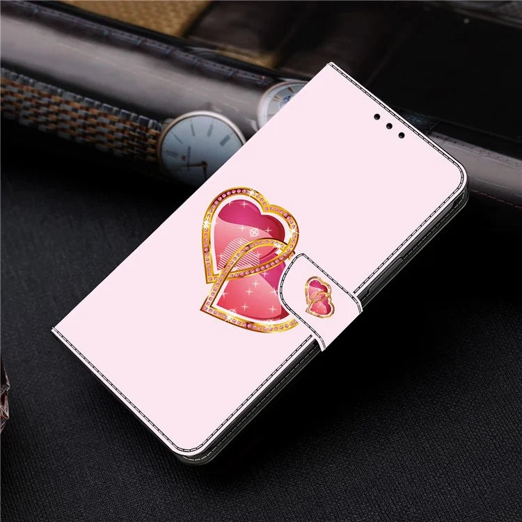 For Samsung Galaxy A05s 4G Magnetic Phone Case Pattern Printed PU Leather Wallet Cover