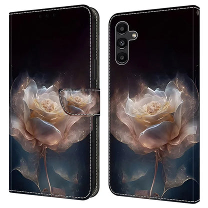 For Samsung Galaxy A05s 4G Magnetic Phone Case Pattern Printed PU Leather Wallet Cover