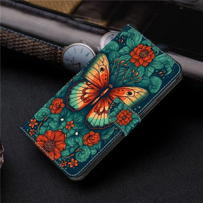 For Samsung Galaxy A05s 4G Magnetic Phone Case Pattern Printed PU Leather Wallet Cover