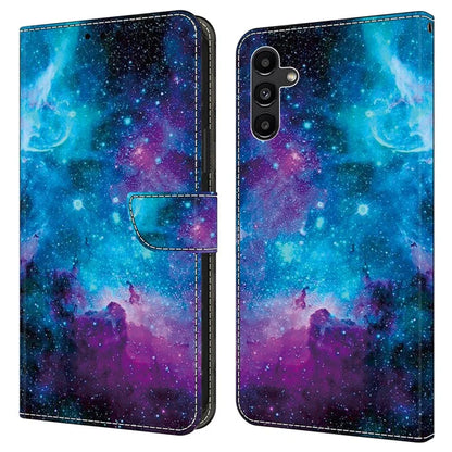 For Samsung Galaxy A05s 4G Magnetic Phone Case Pattern Printed PU Leather Wallet Cover