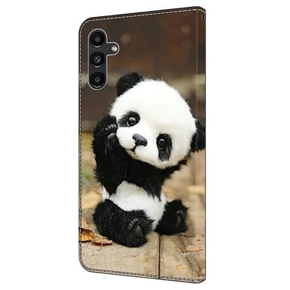 For Samsung Galaxy A05s 4G Magnetic Phone Case Pattern Printed PU Leather Wallet Cover