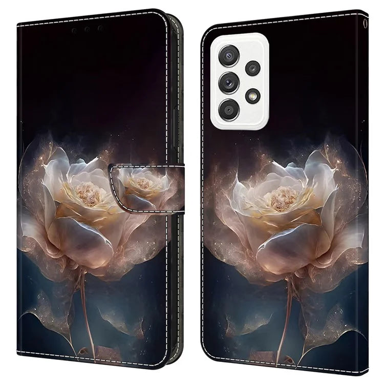 For Samsung Galaxy A23 5G (Global Version) / A23 4G Case Pattern Printing Leather Wallet Phone Cover
