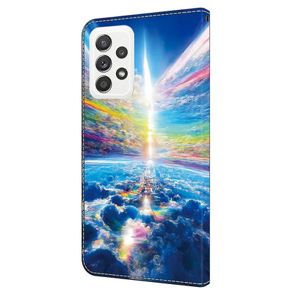 For Samsung Galaxy A23 5G (Global Version) / A23 4G Case Pattern Printing Leather Wallet Phone Cover