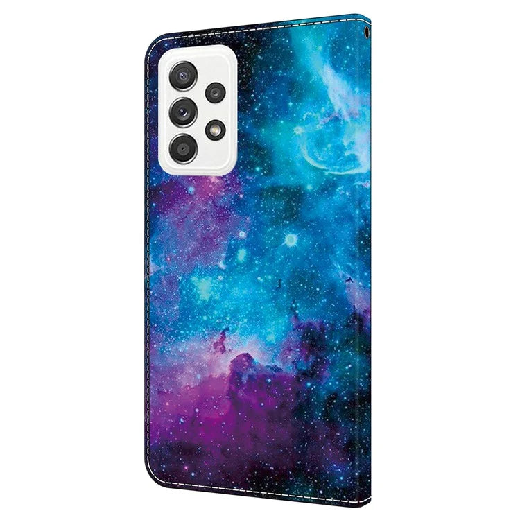 For Samsung Galaxy A23 5G (Global Version) / A23 4G Case Pattern Printing Leather Wallet Phone Cover