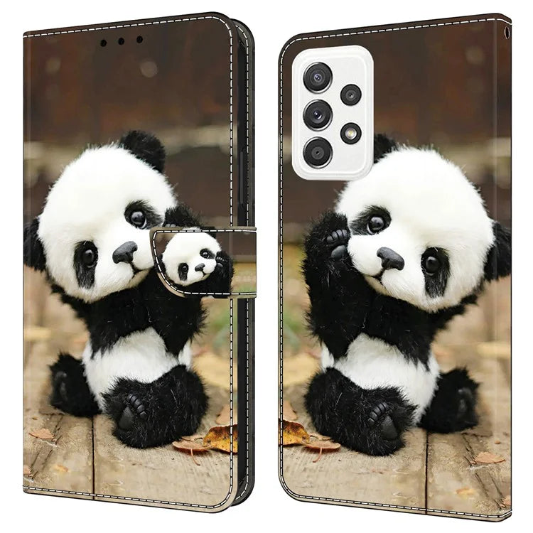 For Samsung Galaxy A23 5G (Global Version) / A23 4G Case Pattern Printing Leather Wallet Phone Cover