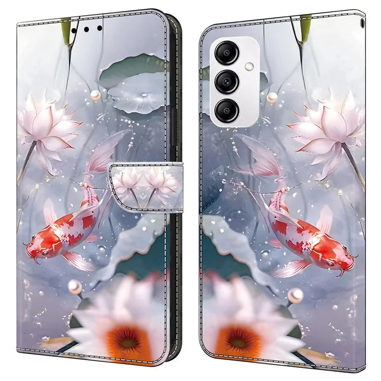 For Samsung Galaxy A14 5G / A14 4G Magnetic Case PU Leather Card Holder Phone Cover