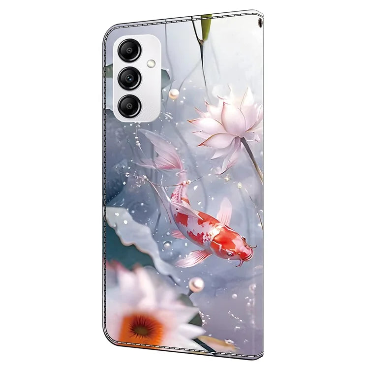 For Samsung Galaxy A14 5G / A14 4G Magnetic Case PU Leather Card Holder Phone Cover