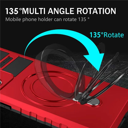 For Samsung Galaxy Note20 Ultra / Note20 Ultra 5G Case PC+TPU Kickstand Magnetic Phone Cover