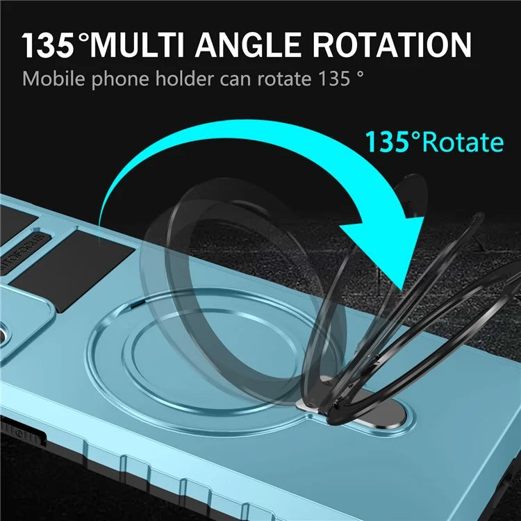 For Samsung Galaxy Note20 Ultra / Note20 Ultra 5G Case PC+TPU Kickstand Magnetic Phone Cover