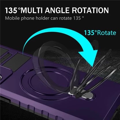 For Samsung Galaxy Note20 Ultra / Note20 Ultra 5G Case PC+TPU Kickstand Magnetic Phone Cover