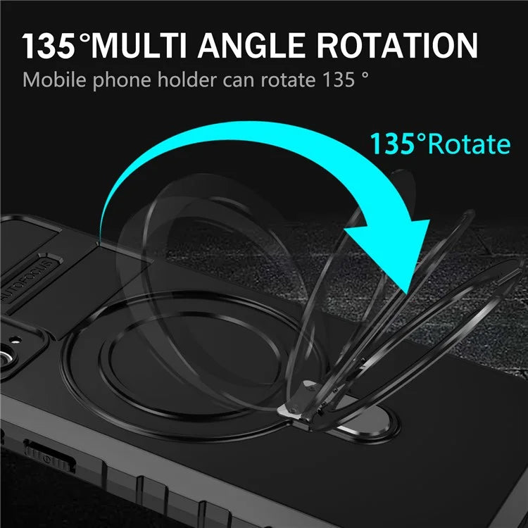 For Samsung Galaxy S20 FE 5G / S20 FE / S20 FE 2022 / S20 Lite Case PC+TPU Magnetic Kickstand Phone Cover