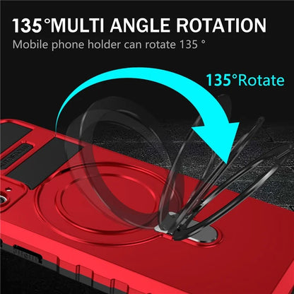 For Samsung Galaxy S20 FE 5G / S20 FE / S20 FE 2022 / S20 Lite Case PC+TPU Magnetic Kickstand Phone Cover