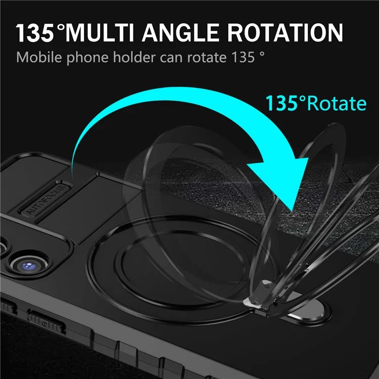 For Samsung Galaxy S23 Case Compatible with MagSafe Kickstand PC+TPU Phone Cover
