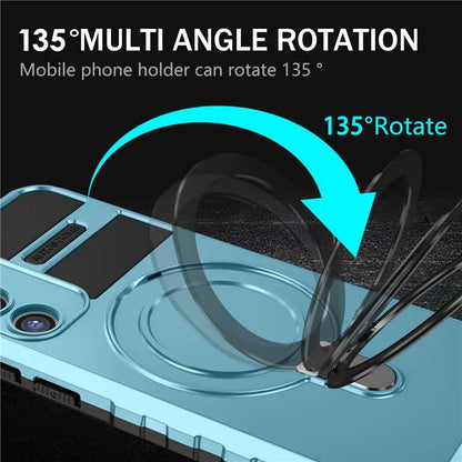 For Samsung Galaxy S23 Case Compatible with MagSafe Kickstand PC+TPU Phone Cover