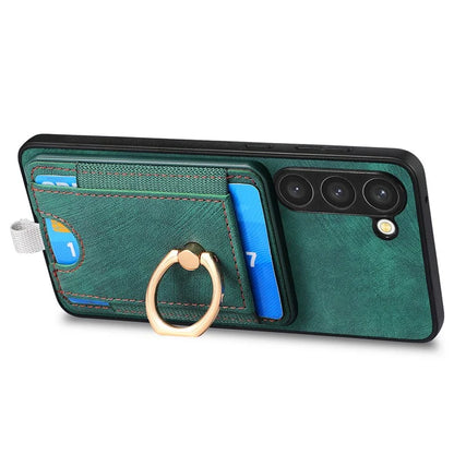 D7 For Samsung Galaxy S23 Case Detachable 2-in-1 Card Holder Leather Back Cover