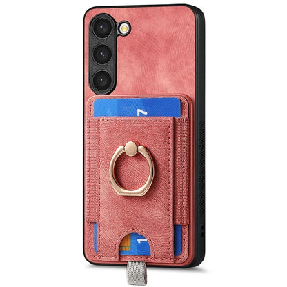 D7 For Samsung Galaxy S23 Case Detachable 2-in-1 Card Holder Leather Back Cover