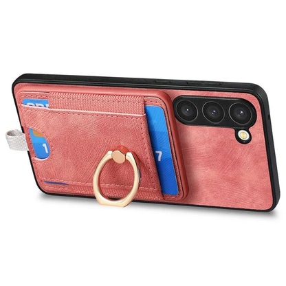 D7 For Samsung Galaxy S23 Case Detachable 2-in-1 Card Holder Leather Back Cover