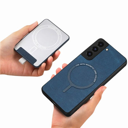 D7 For Samsung Galaxy S22+ 5G Case Detachable 2-in-1 Card Holder Kickstand Phone Cover