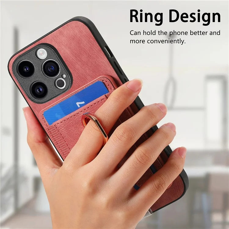 D7 For iPhone 13 Pro Case Detachable Magnetic Card Slot Kickstand Phone Case