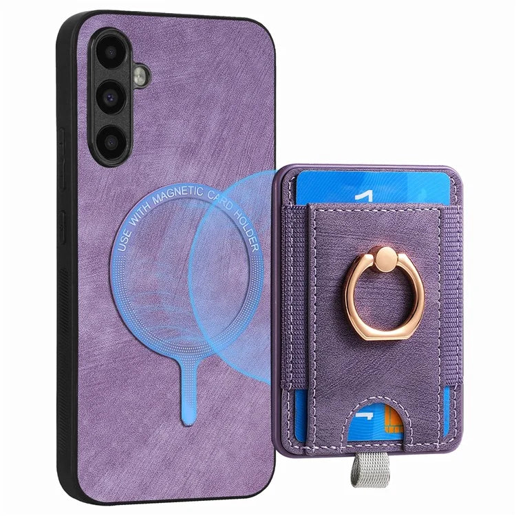 D7 For Samsung Galaxy A13 5G / A04s 4G (164.7 x 76.7 x 9.1 mm) Case Magnetic Detachable Leather+TPU Phone Cover