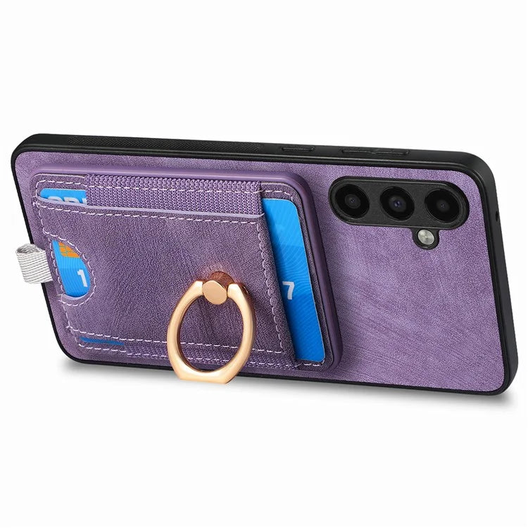 D7 For Samsung Galaxy A13 5G / A04s 4G (164.7 x 76.7 x 9.1 mm) Case Magnetic Detachable Leather+TPU Phone Cover