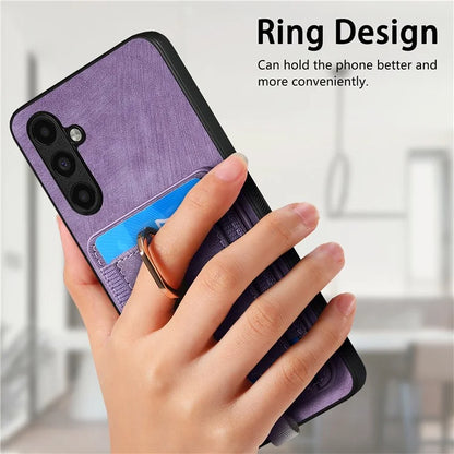 D7 For Samsung Galaxy A13 5G / A04s 4G (164.7 x 76.7 x 9.1 mm) Case Magnetic Detachable Leather+TPU Phone Cover