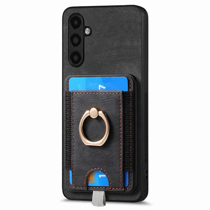 D7 For Samsung Galaxy A13 5G / A04s 4G (164.7 x 76.7 x 9.1 mm) Case Magnetic Detachable Leather+TPU Phone Cover