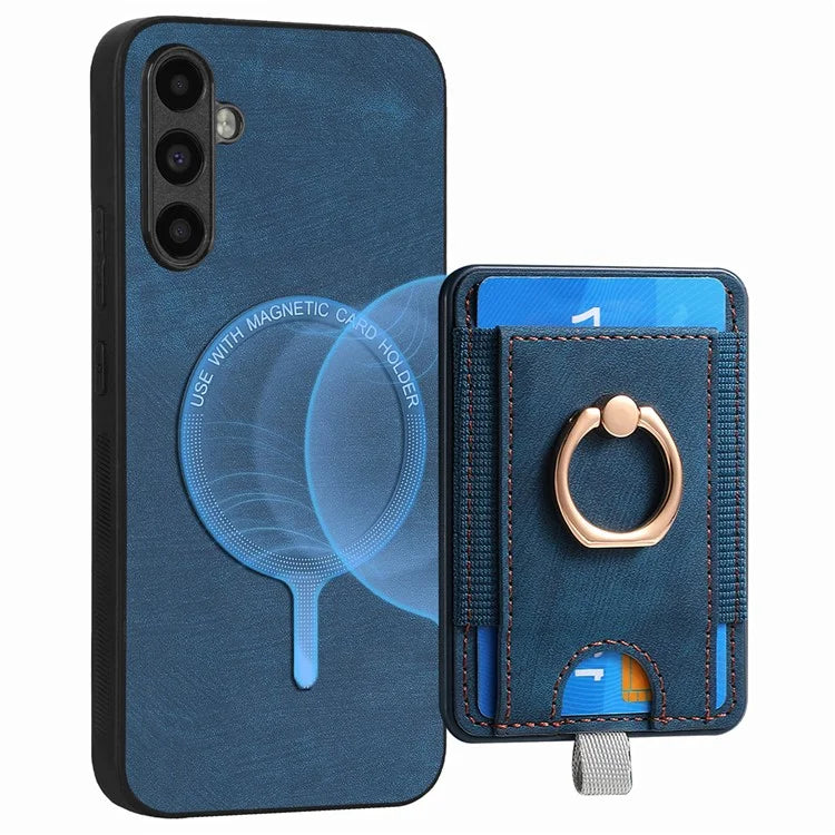 D7 For Samsung Galaxy A13 5G / A04s 4G (164.7 x 76.7 x 9.1 mm) Case Magnetic Detachable Leather+TPU Phone Cover