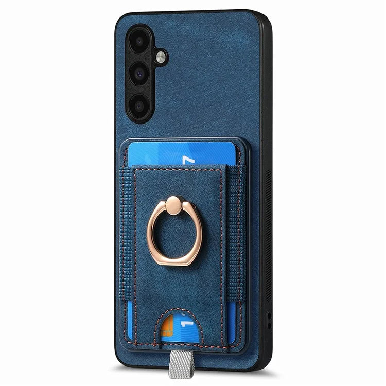 D7 For Samsung Galaxy A13 5G / A04s 4G (164.7 x 76.7 x 9.1 mm) Case Magnetic Detachable Leather+TPU Phone Cover
