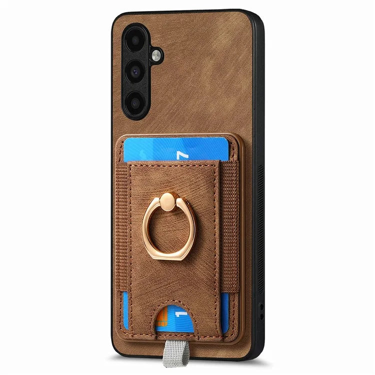 D7 For Samsung Galaxy A13 5G / A04s 4G (164.7 x 76.7 x 9.1 mm) Case Magnetic Detachable Leather+TPU Phone Cover