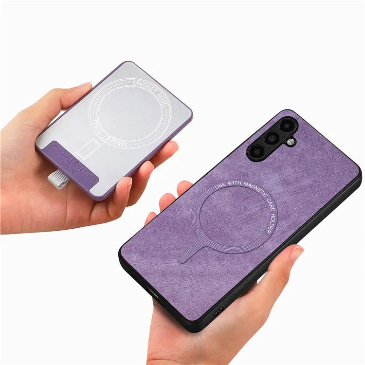 D7 For Samsung Galaxy A14 5G / A14 4G Phone Cover Detachable Card Slot Magnetic Case