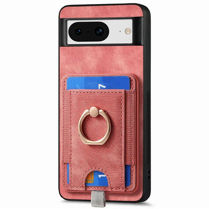 D7 For Google Pixel 8 Kickstand Case Magnetic Card Slot Phone Protector