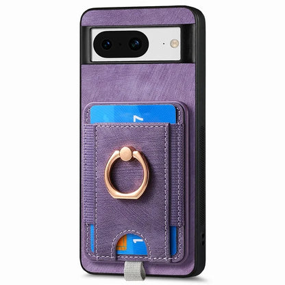 D7 For Google Pixel 8 Kickstand Case Magnetic Card Slot Phone Protector