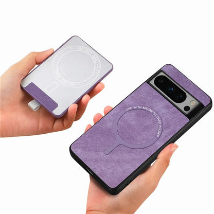 D7 For Google Pixel 8 Pro Cell Phone Case Detachable Magnetic Card Slot Kickstand Shell