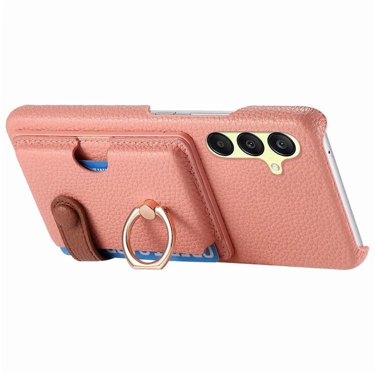 Y2 For Samsung Galaxy A25 5G (Global) (161.0 x 76.5 x 8.3mm) Case Card Slot Kickstand Phone Cover