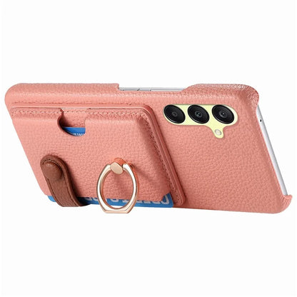 Y2 For Samsung Galaxy A25 5G (Global) (161.0 x 76.5 x 8.3mm) Case Card Slot Kickstand Phone Cover