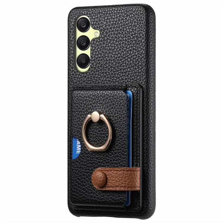Y2 For Samsung Galaxy A25 5G (Global) (161.0 x 76.5 x 8.3mm) Case Card Slot Kickstand Phone Cover