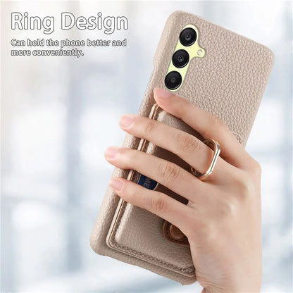 Y2 For Samsung Galaxy A25 5G (Global) (161.0 x 76.5 x 8.3mm) Case Card Slot Kickstand Phone Cover