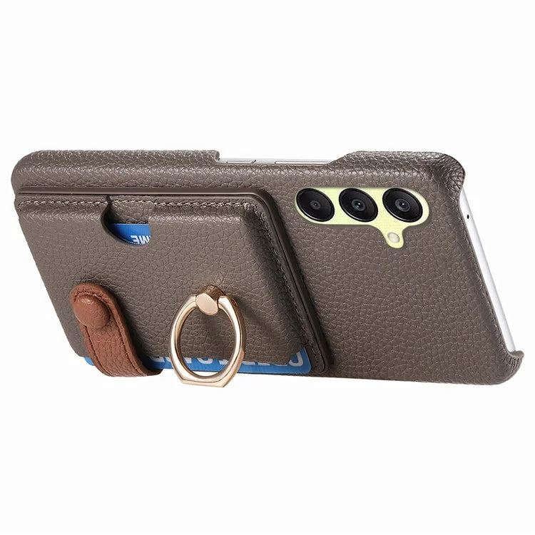 Y2 For Samsung Galaxy A25 5G (Global) (161.0 x 76.5 x 8.3mm) Case Card Slot Kickstand Phone Cover