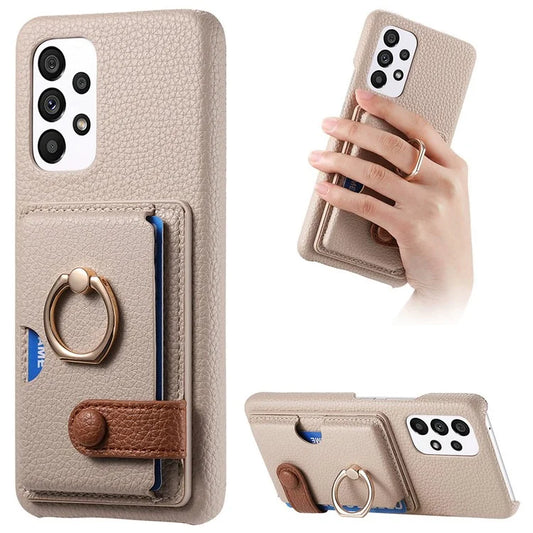 Y2 For Samsung Galaxy A53 5G Case Ring Kickstand Card Slot Phone Cover
