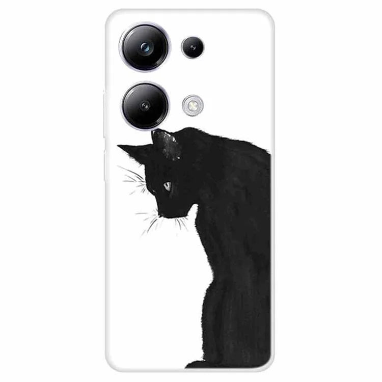 For Xiaomi Redmi Note 13 Pro 4G / Poco M6 Pro 4G TPU Case Pattern Printing Phone Cover